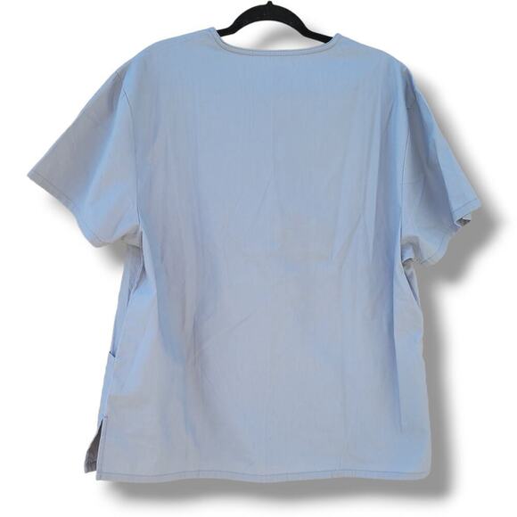Dickies Women’s Gray Medical Scrub Top – Size Large, gently used - Picture 2 of 7